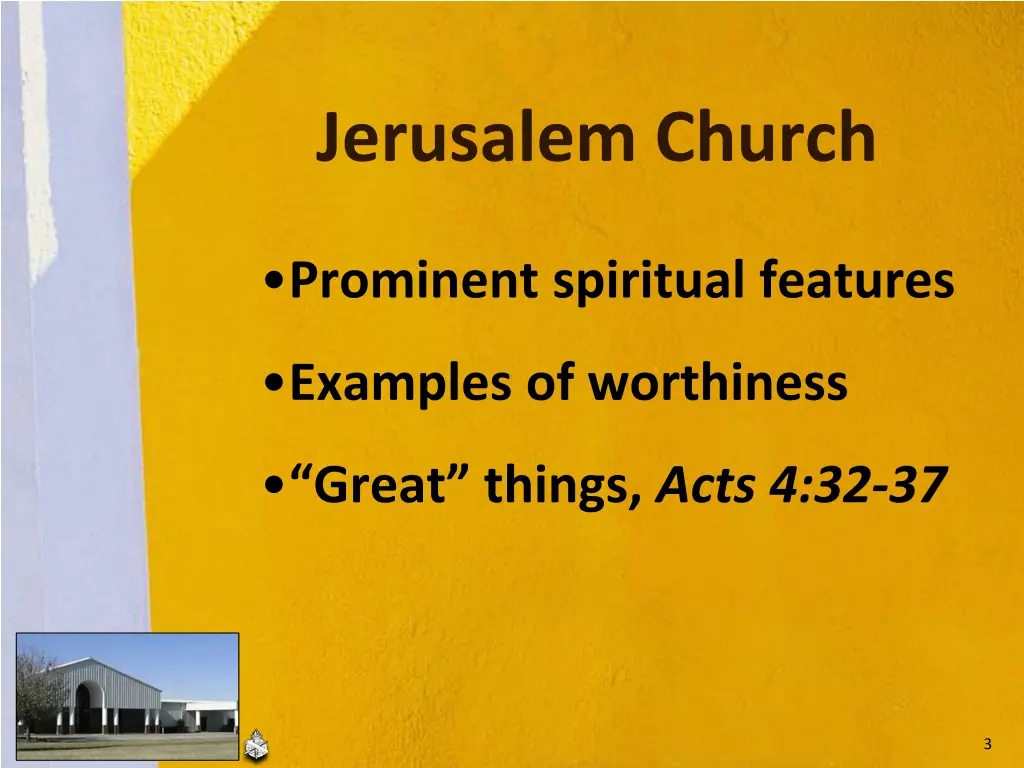 jerusalem church