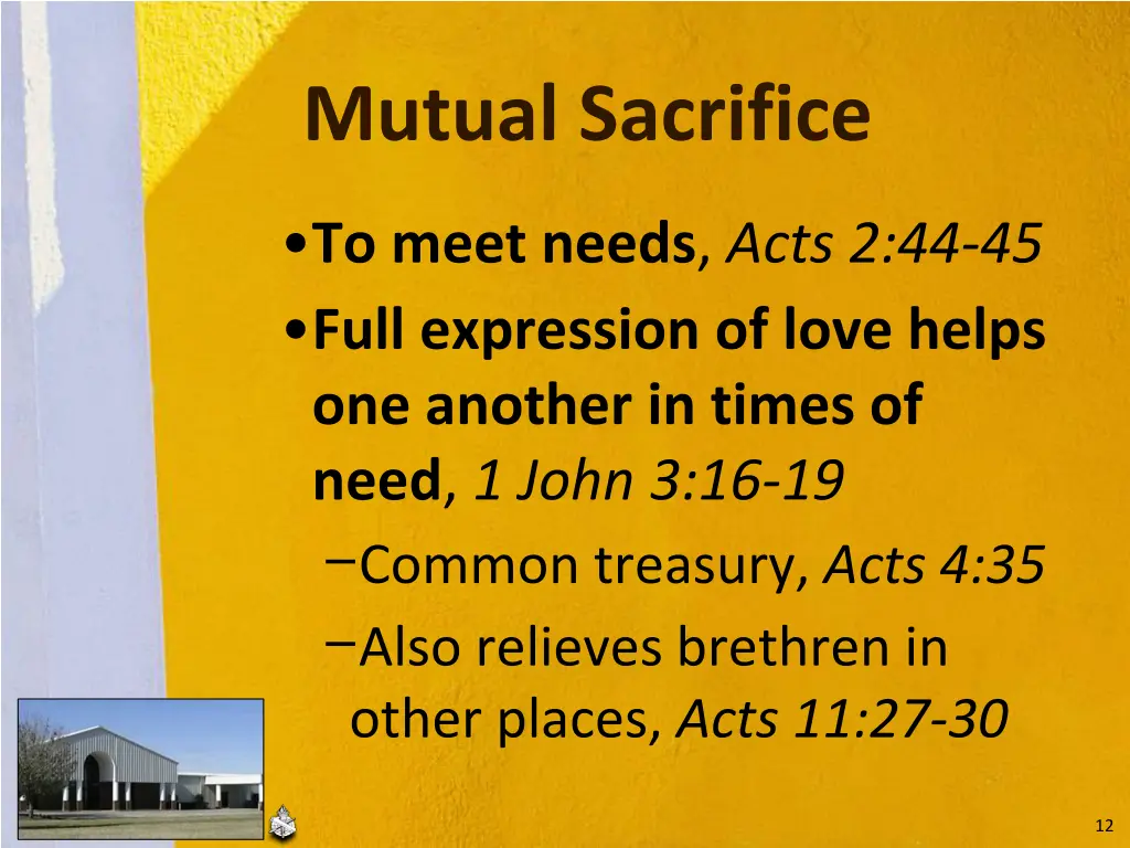 mutual sacrifice