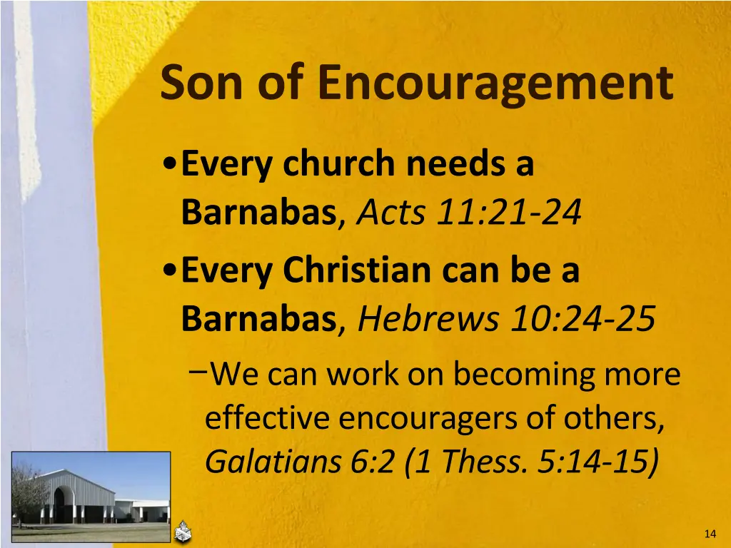 son of encouragement