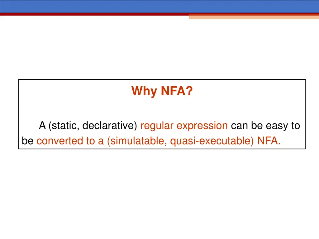 why nfa
