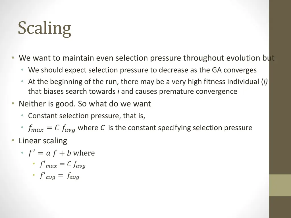 scaling