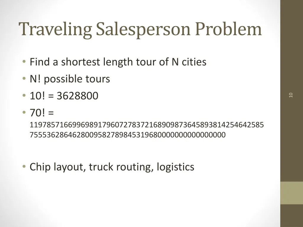 traveling salesperson problem