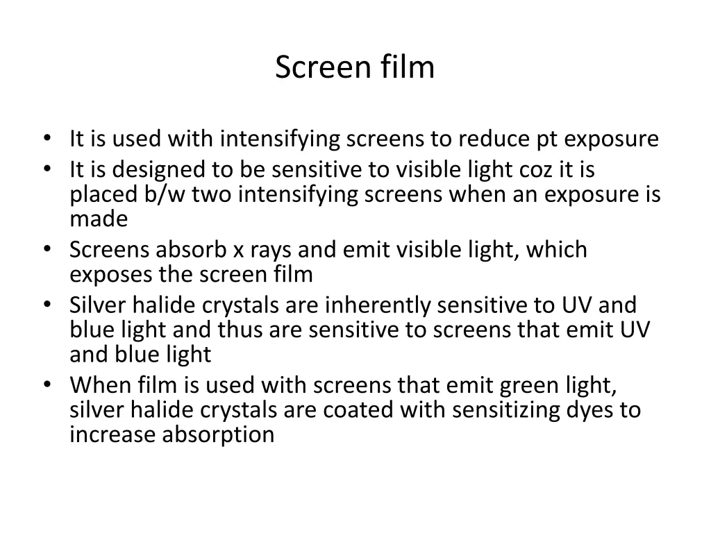 screen film