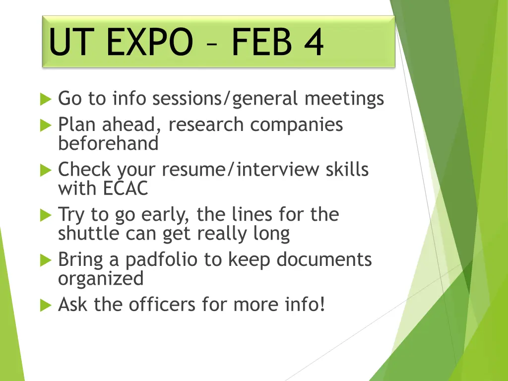 ut expo feb 4