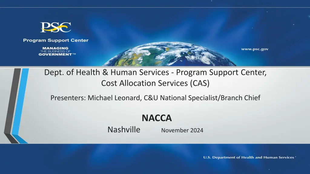 dept of health human services program support