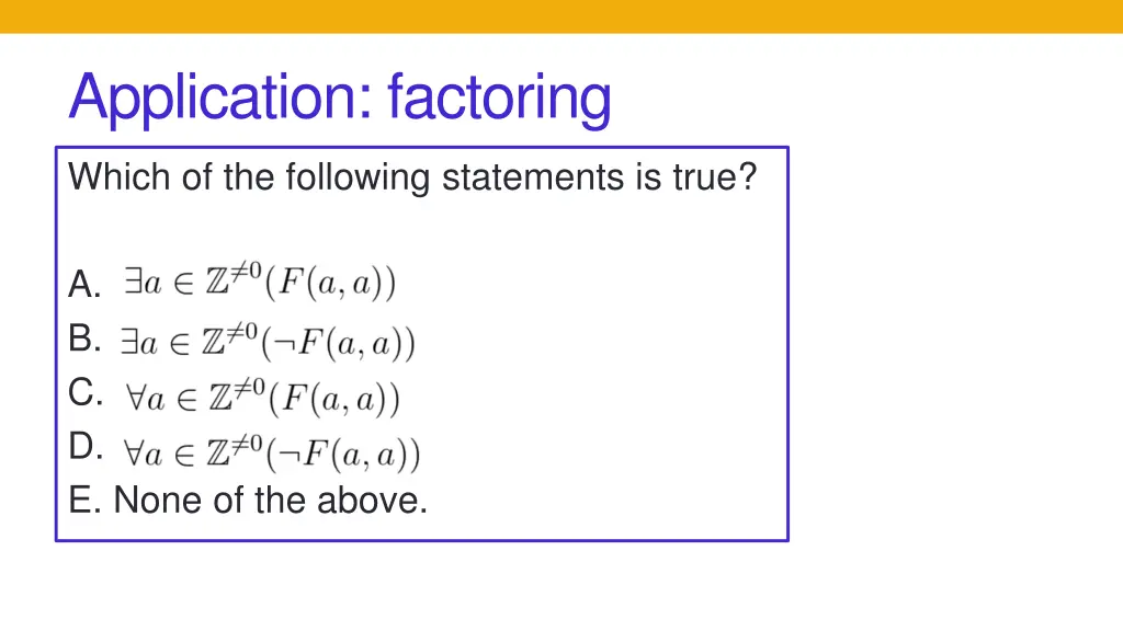 application factoring 2