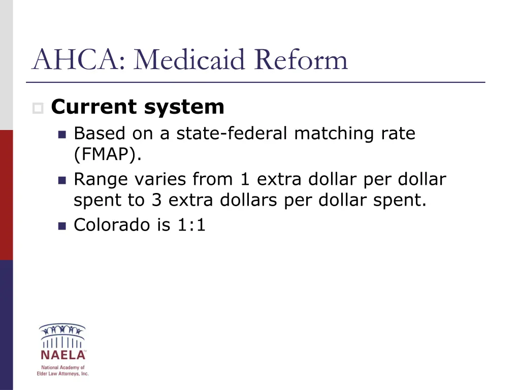 ahca medicaid reform