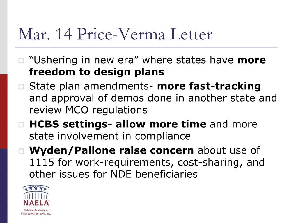 mar 14 price verma letter