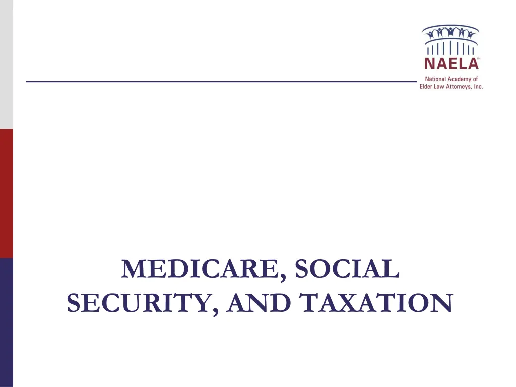 medicare social security and taxation