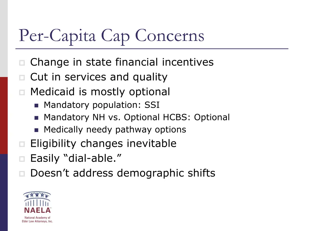 per capita cap concerns