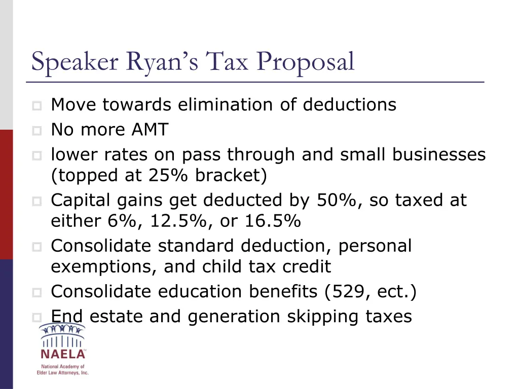 speaker ryan s tax proposal