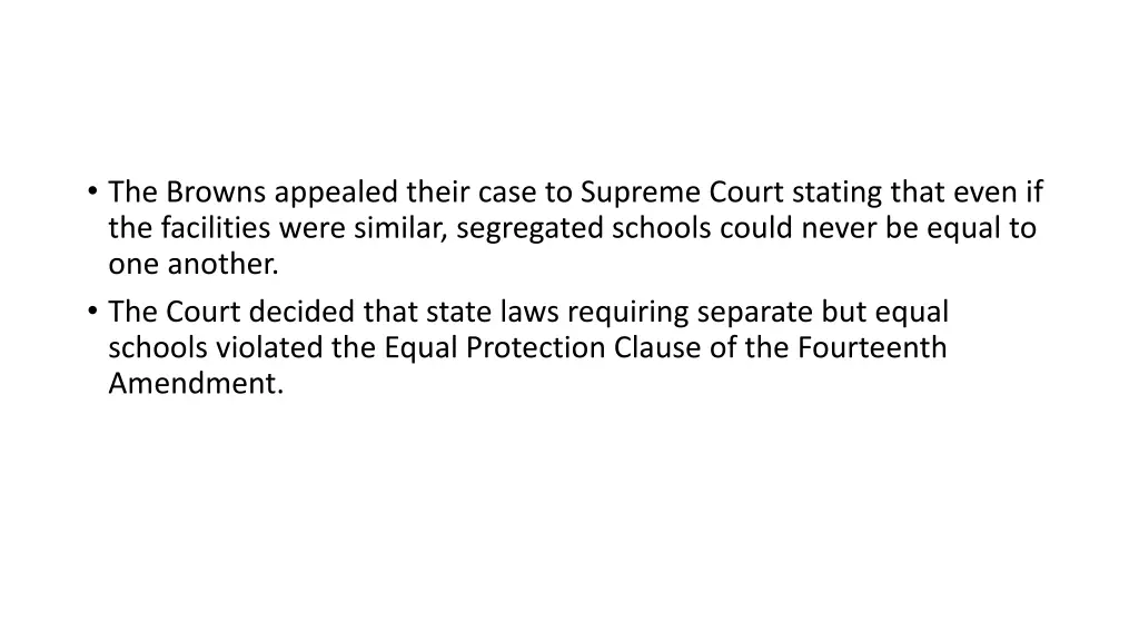 the browns appealed their case to supreme court