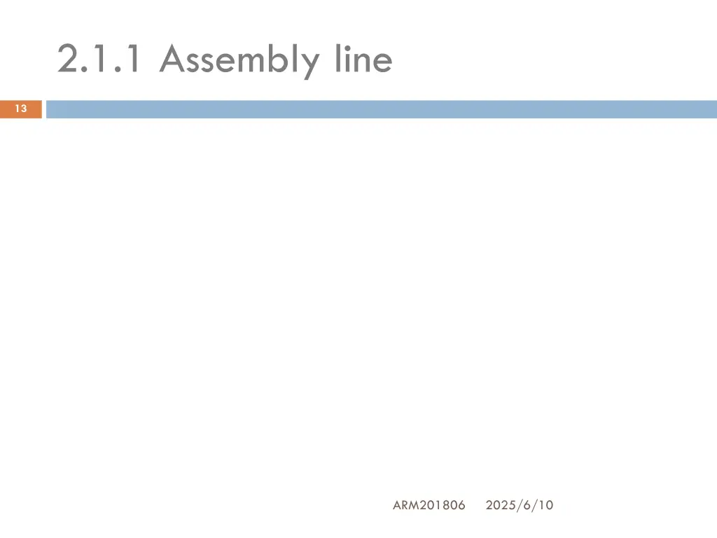 2 1 1 assembly line
