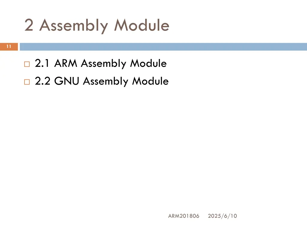 2 assembly module