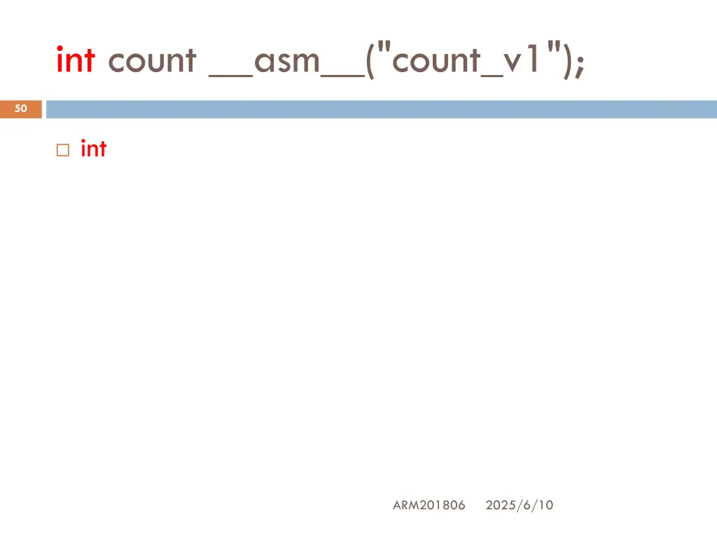 int count asm count v1