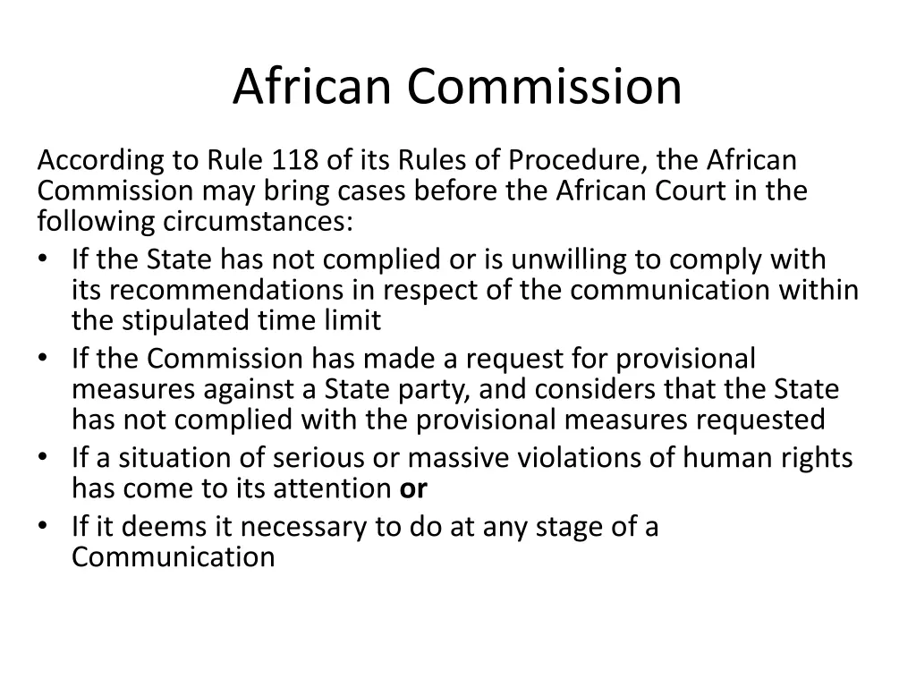 african commission