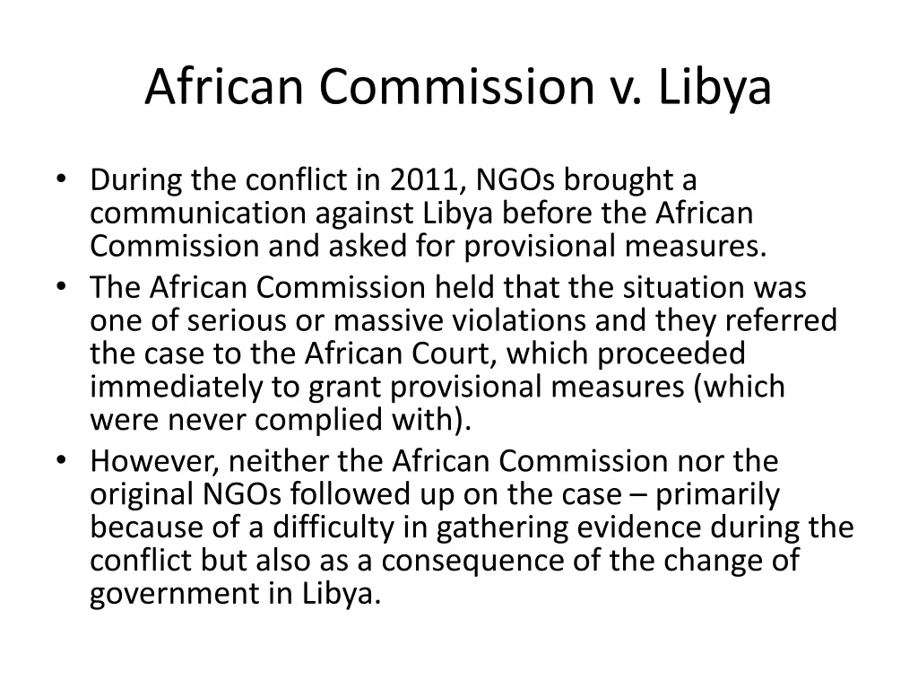 african commission v libya