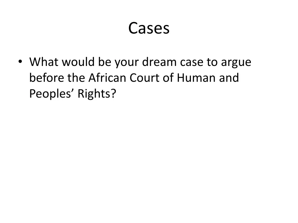 cases