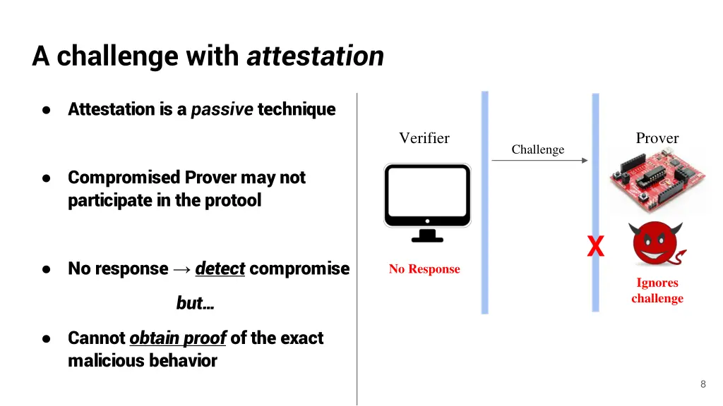 a challenge with attestation