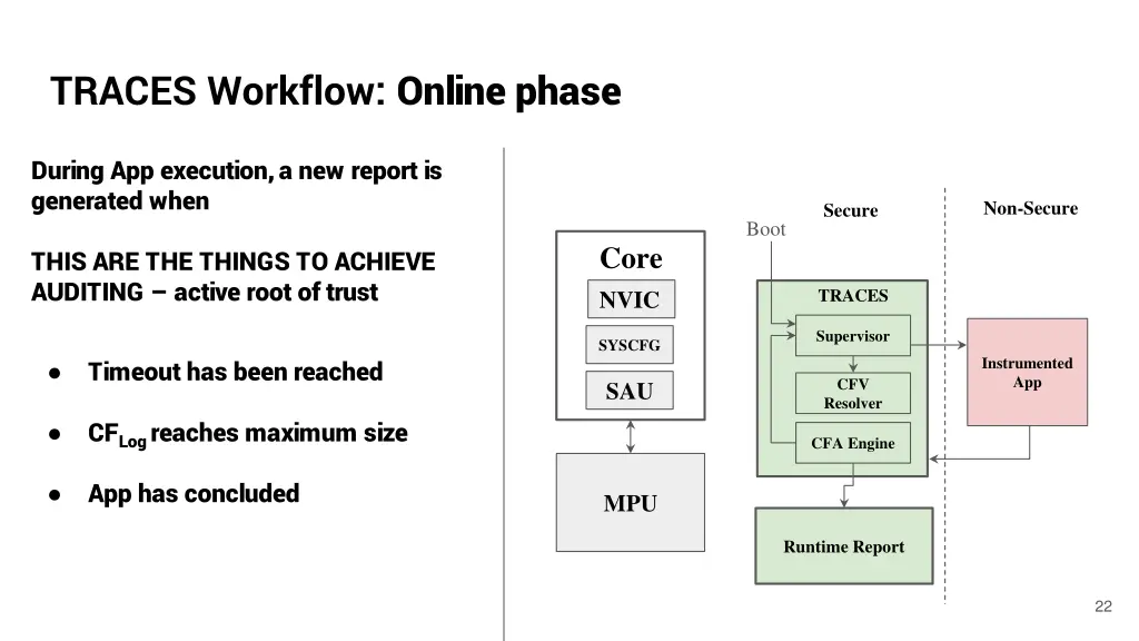 traces workflow online phase 6
