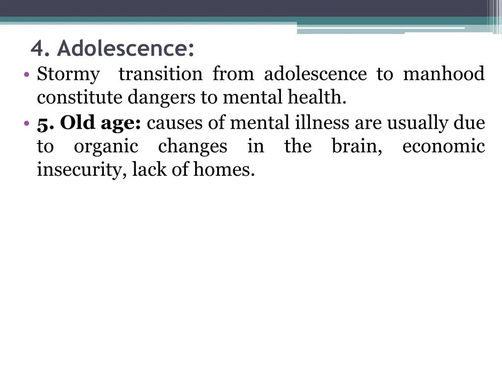 4 adolescence stormy constitute dangers to mental