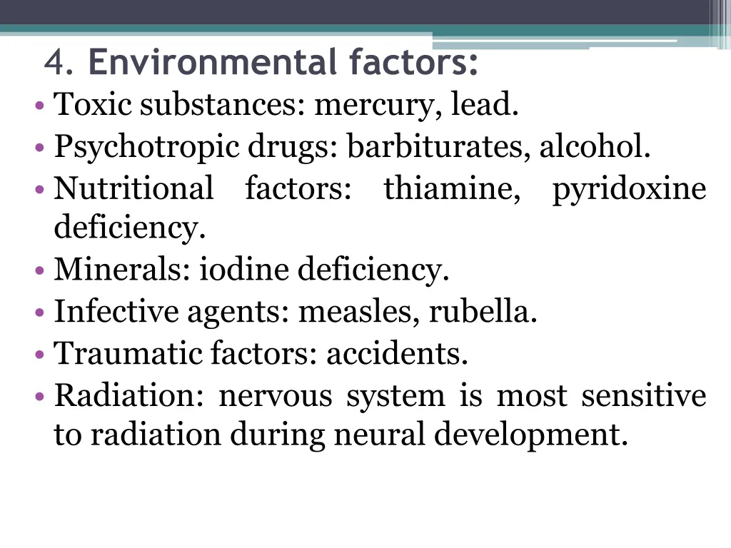 4 environmental factors toxic substances mercury