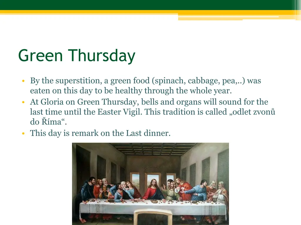 green thursday