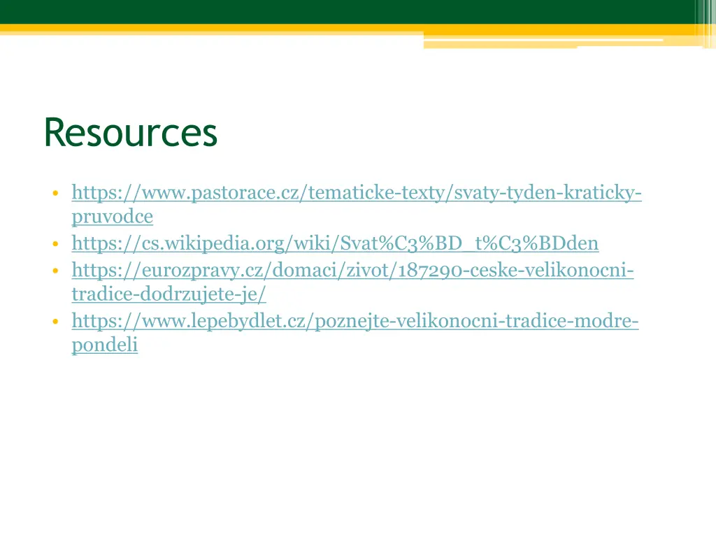 resources