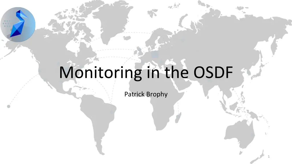 monitoring in the osdf