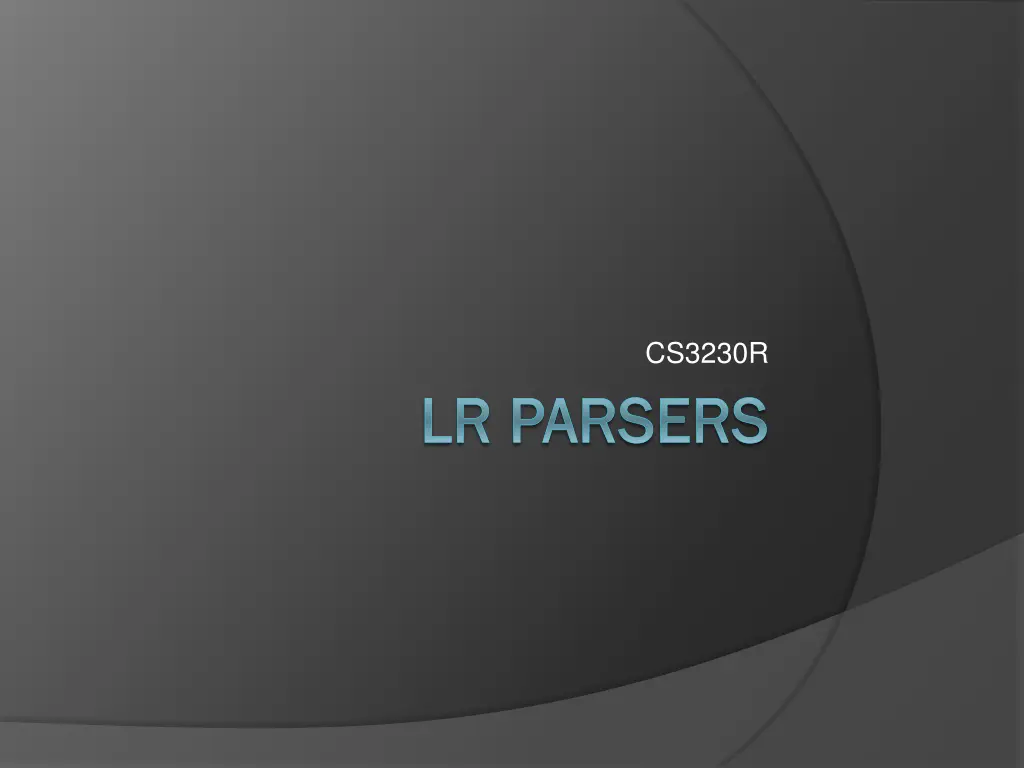 cs3230r