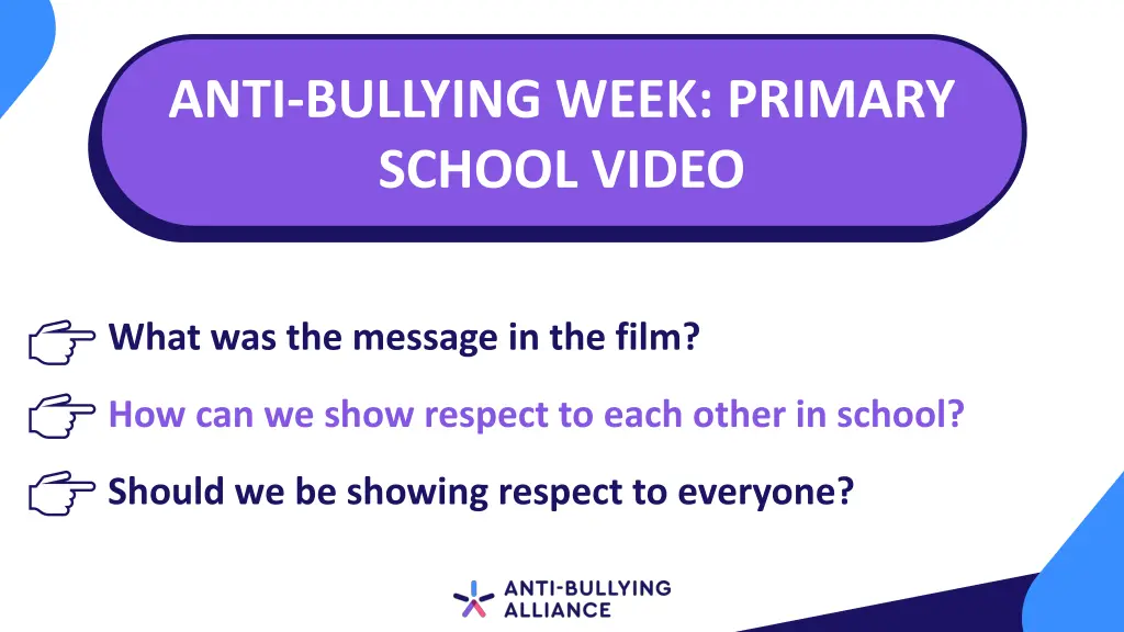 anti bullying week primary school video