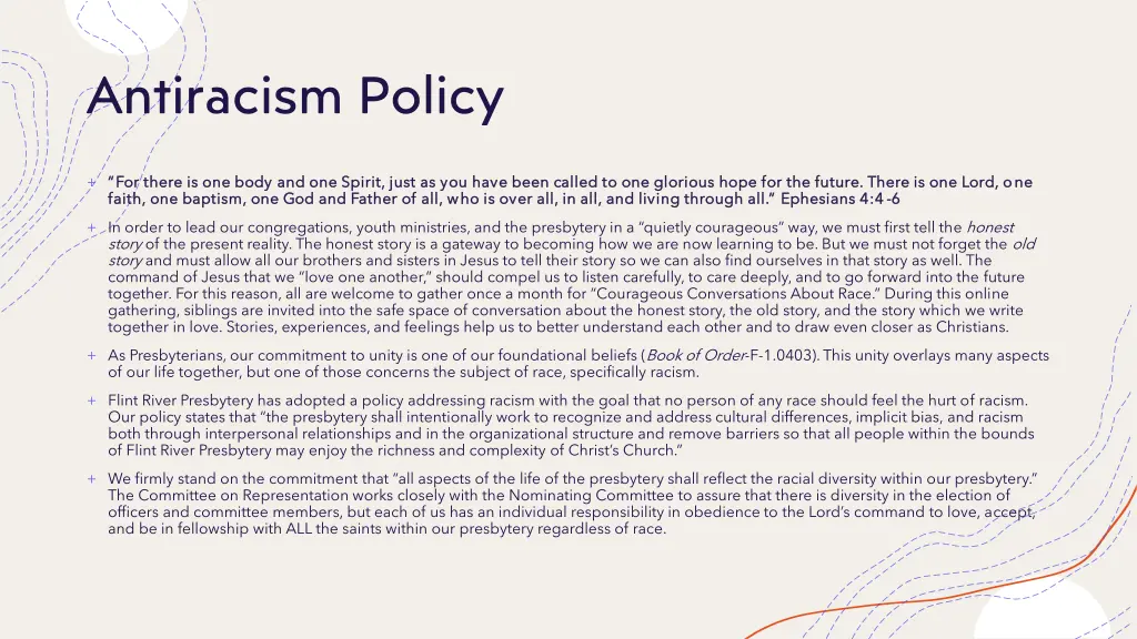 antiracism policy