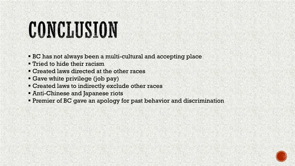 conclusion