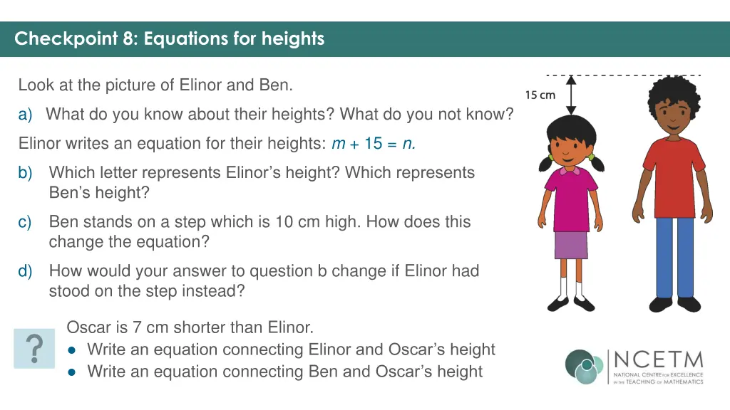 checkpoint 8 equations for heights