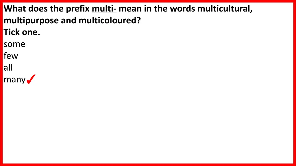 what does the prefix multi mean in the words