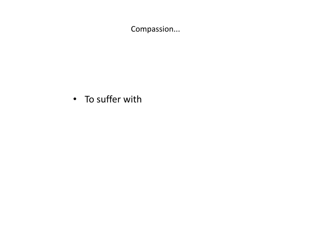 compassion