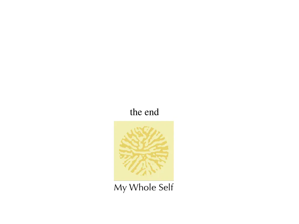 the end