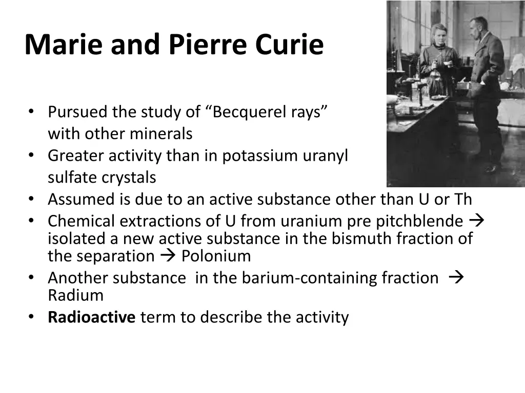 marie and pierre curie