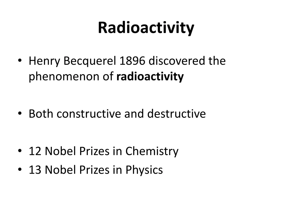 radioactivity