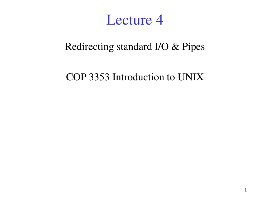lecture 4