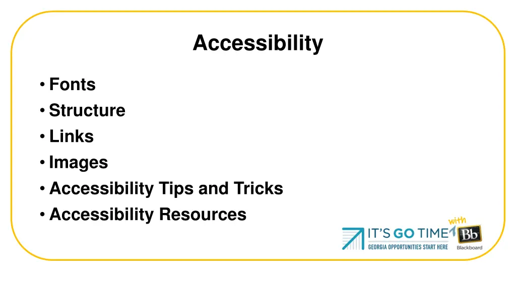 accessibility