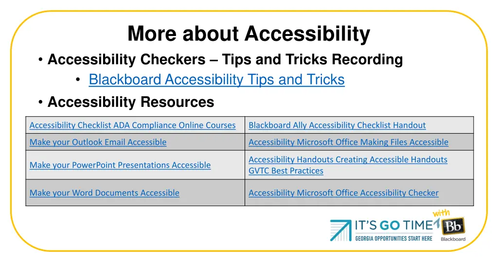 more about accessibility accessibility checkers