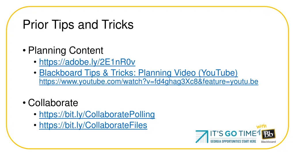 prior tips and tricks