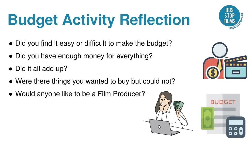budget activity reflection