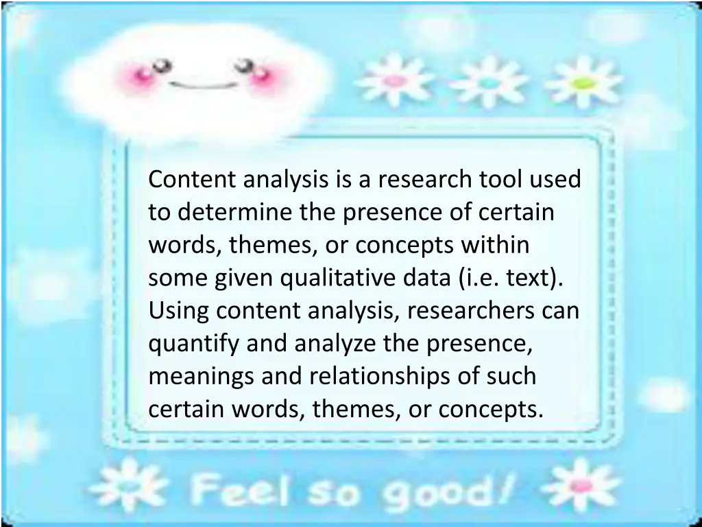 content analysis is a research tool used