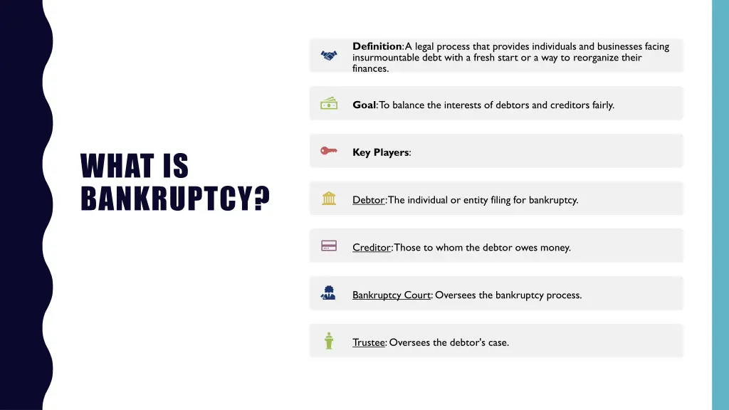 definition a legal process that provides