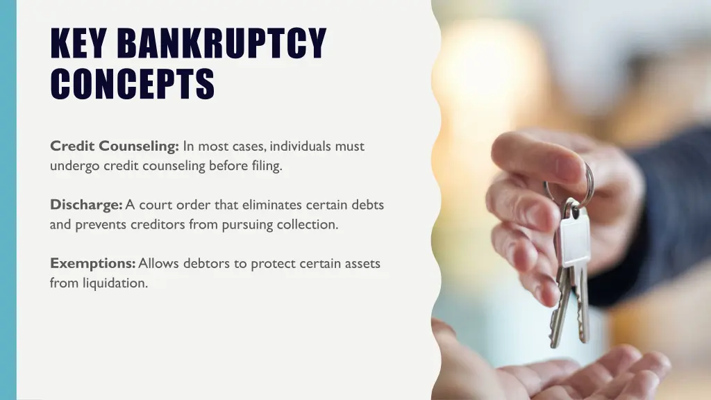 key bankruptcy concepts
