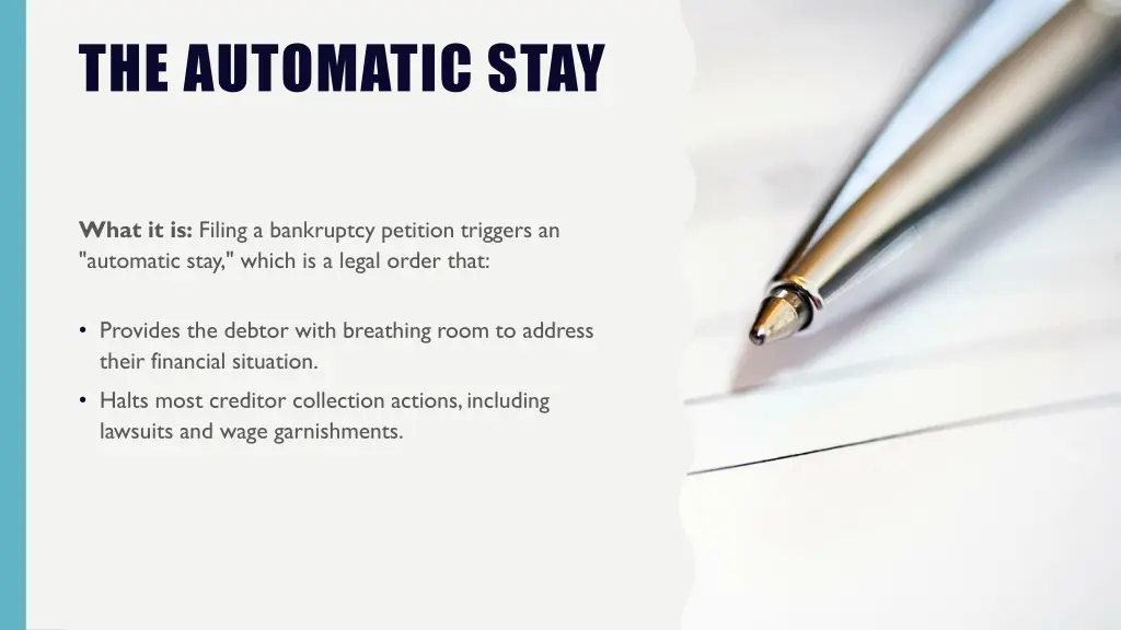 the automatic stay