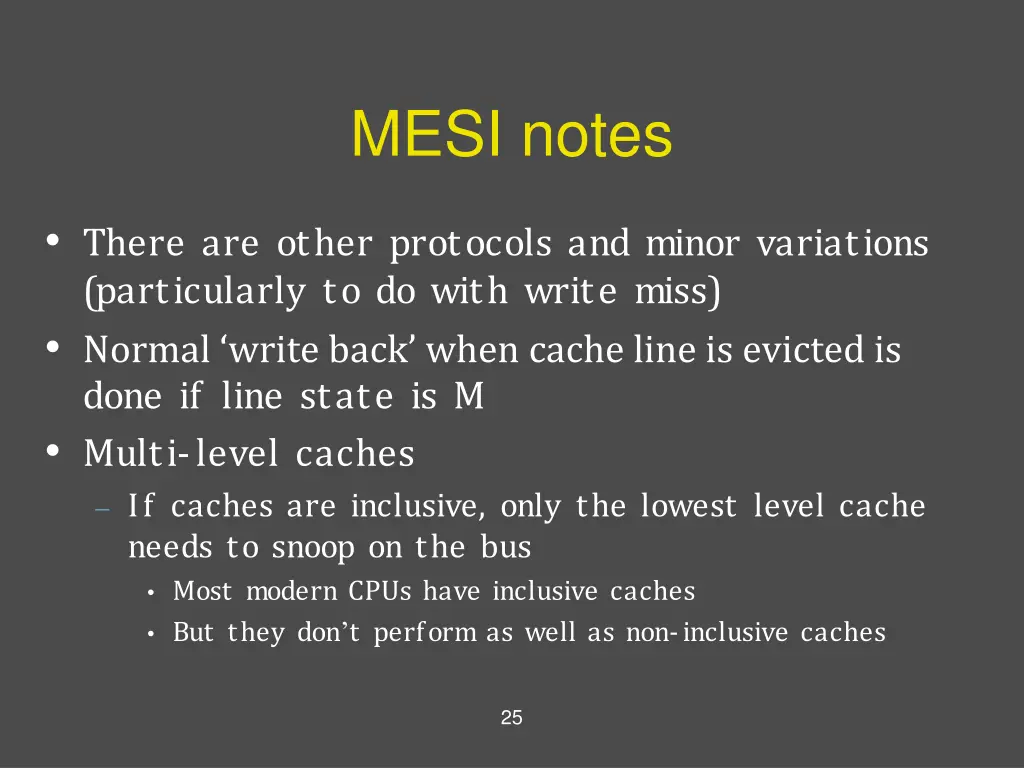 mesi notes