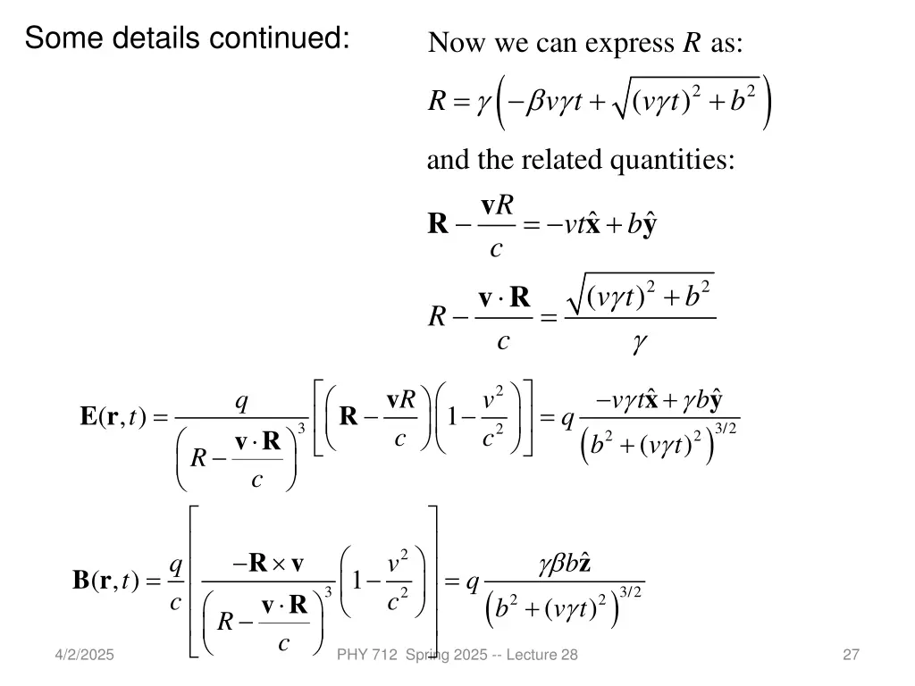 some details continued